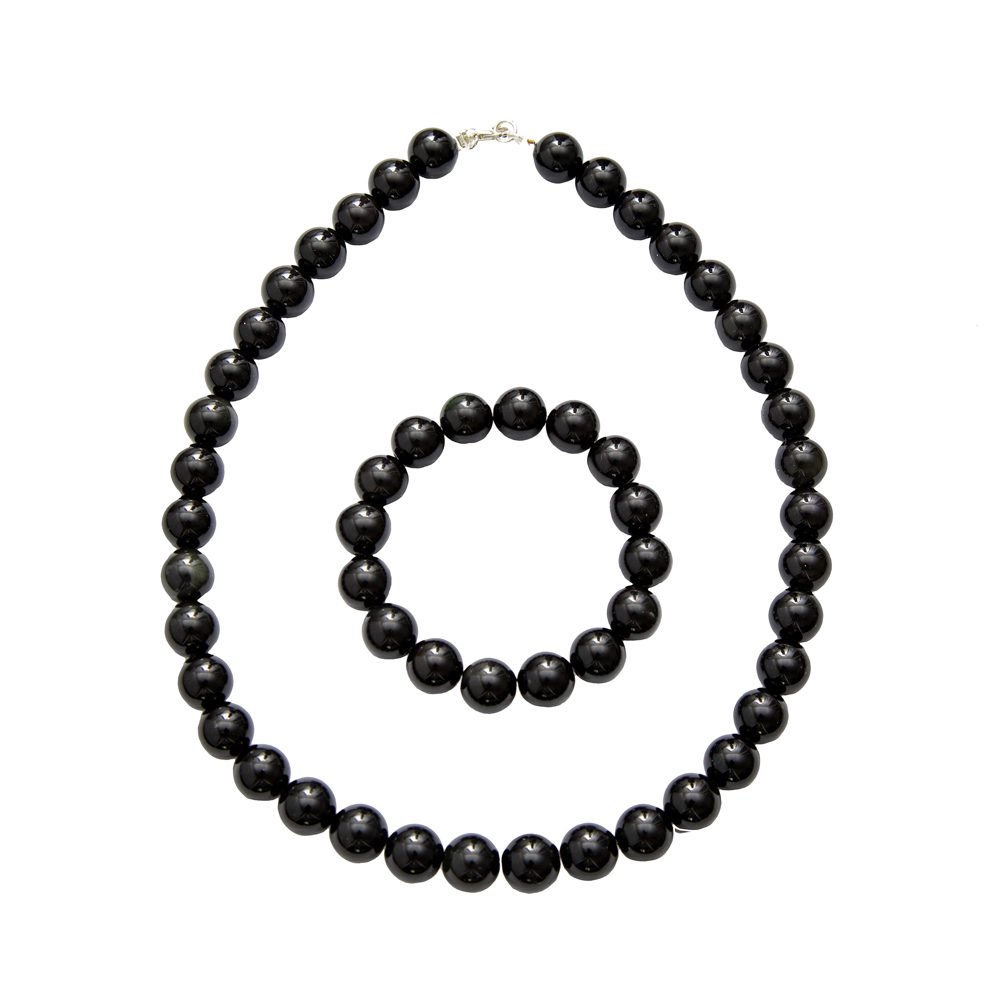 Set di Ossidiana nera – Pietre sferiche da 6 mm