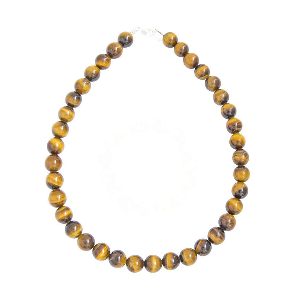 Collana con Occhio di Tigre – Pietre Sferiche