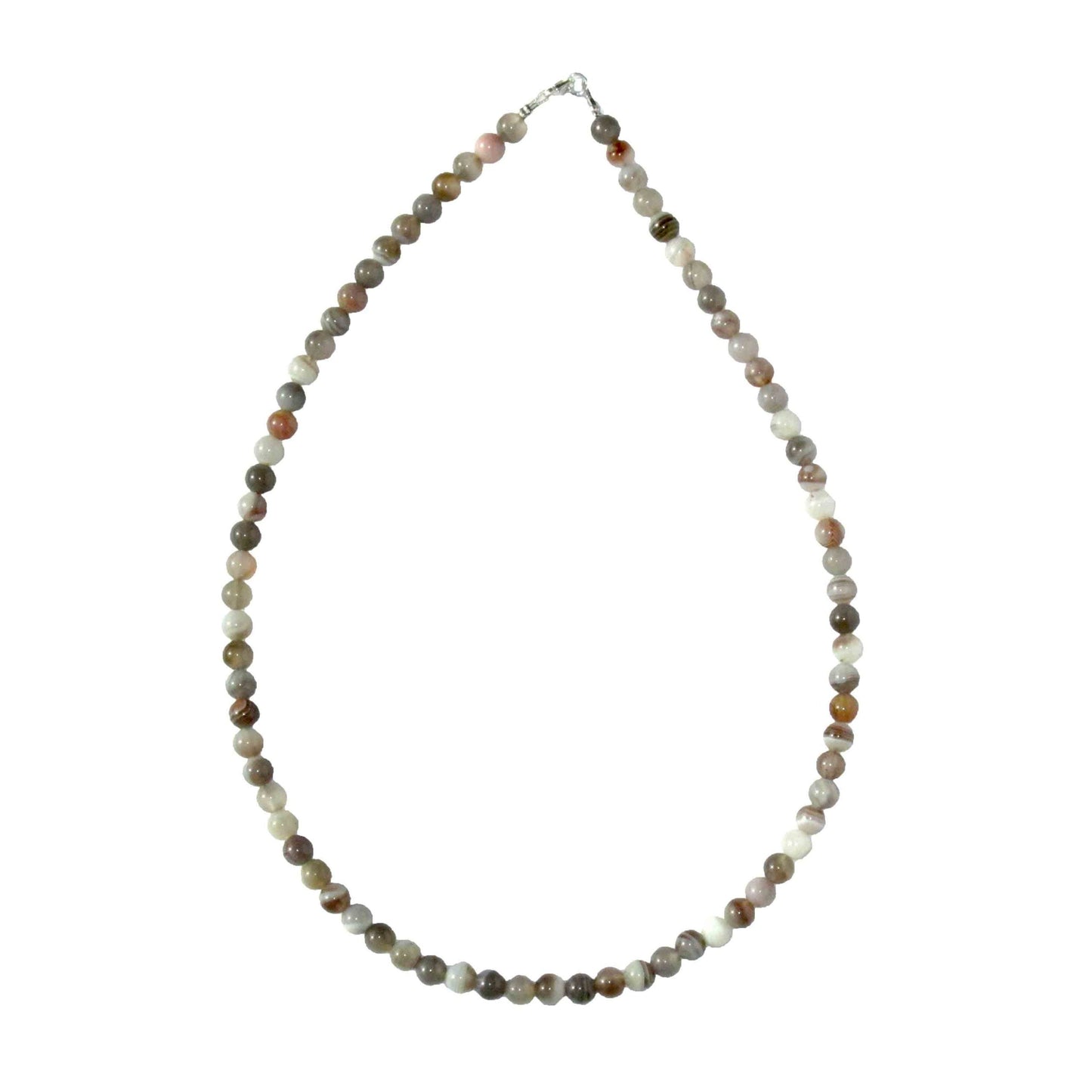 Collana in Agata del Botswana – Pietre sferiche
