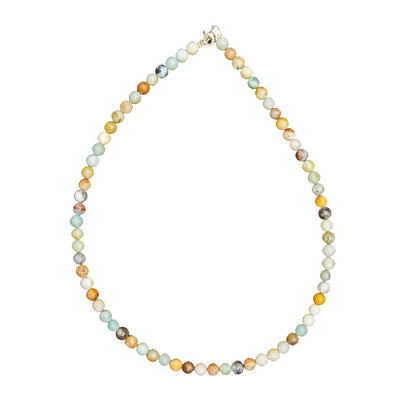 Collana di Amazzonite Multicolore – Pietre sferiche