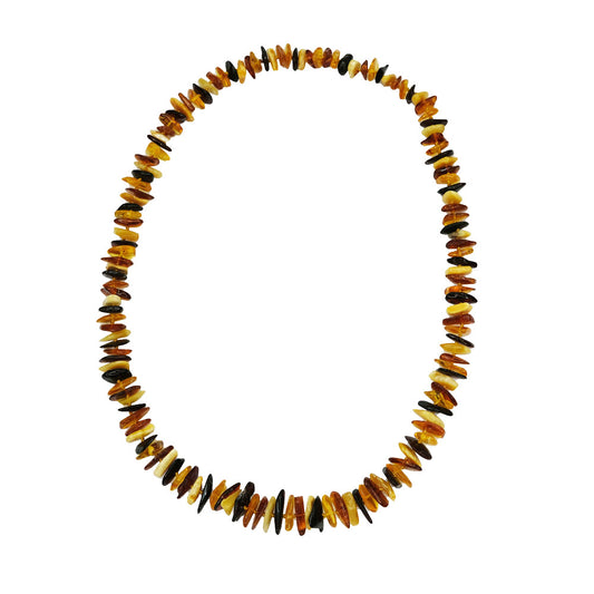 Collana di Ambra Multicolore – Barocca – 60 cm