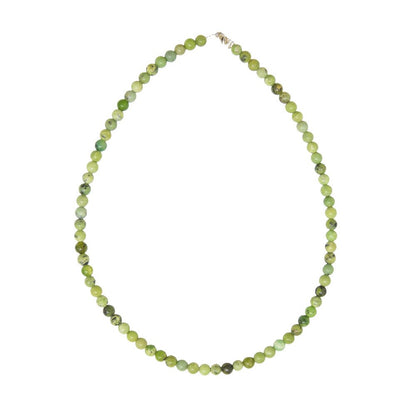 Collana con Crisoprasio Limone – Pietre Sferiche