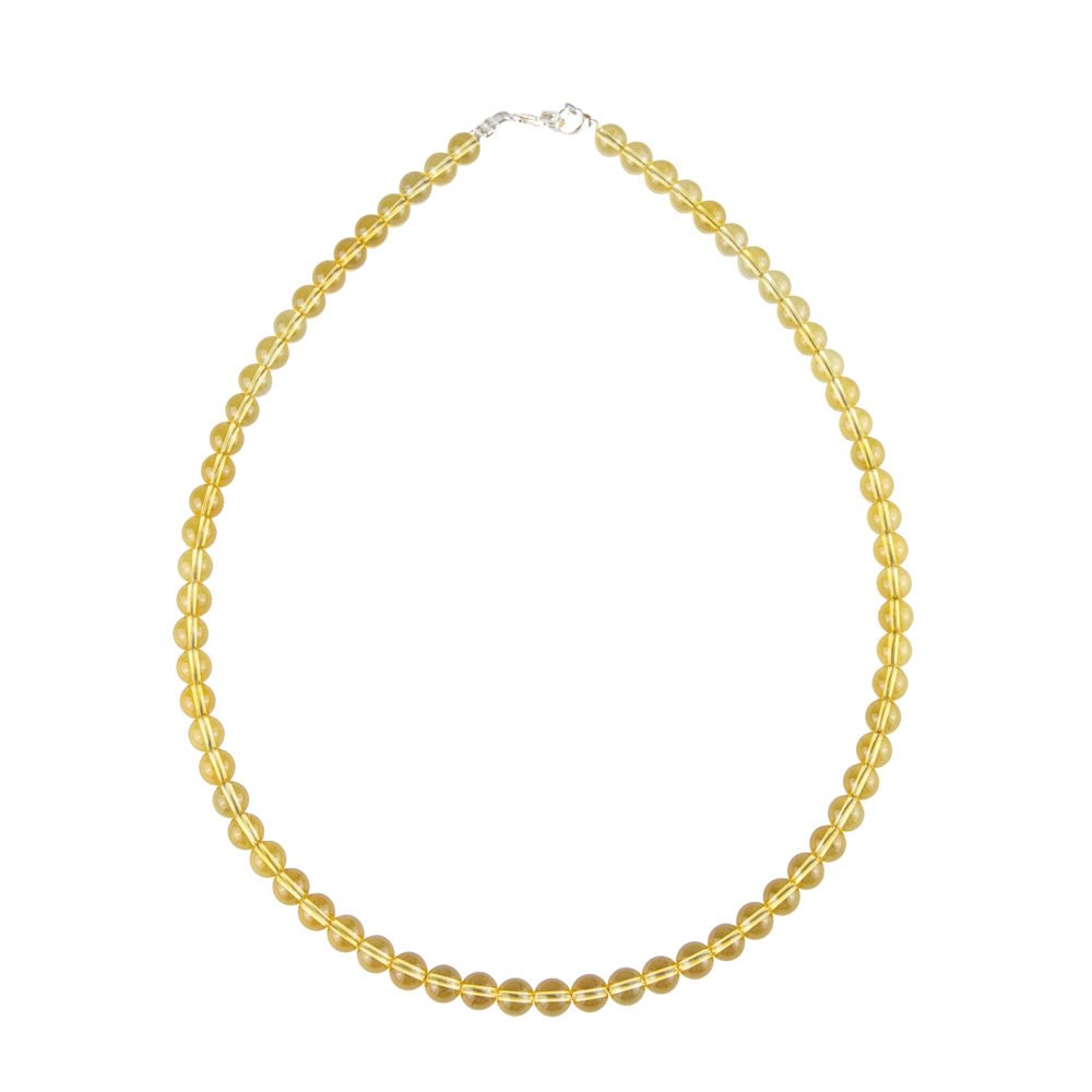 Collana con Citrino – Pietre Sferiche