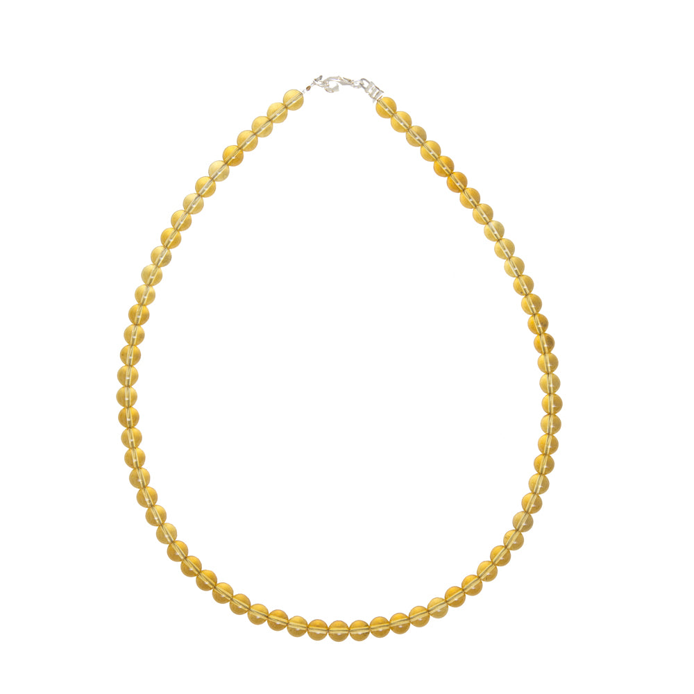 Collana con Citrino – Pietre Sferiche