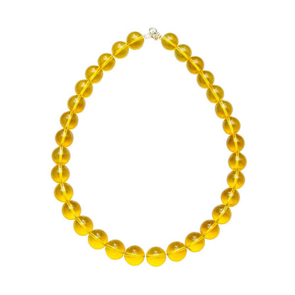 Collana con Citrino – Pietre Sferiche