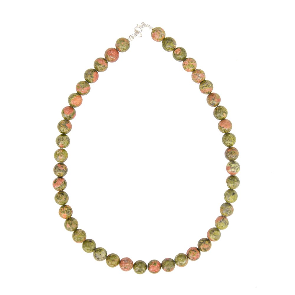 Collana con Epidoto – Pietre Sferiche