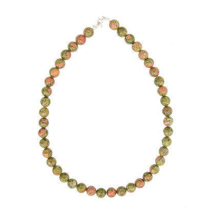 Collana con Epidoto – Pietre Sferiche