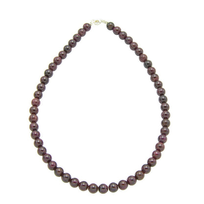 Collana di Granato Rosso – Pietre sferiche