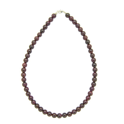 Collana di Granato Rosso – Pietre sferiche