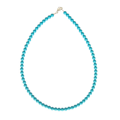 Collana di Howlite blu – Pietre sferiche