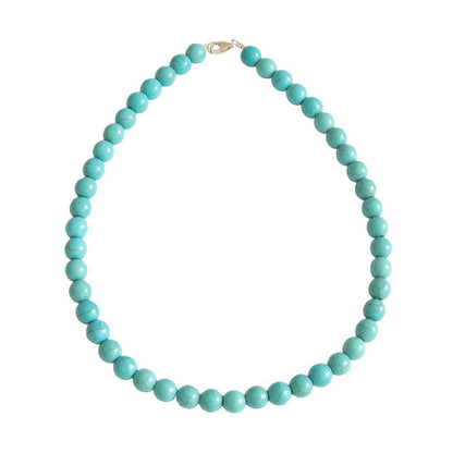 Collana di Howlite blu – Pietre sferiche