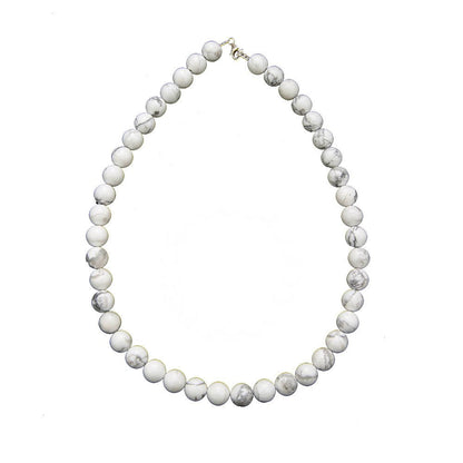 Collana di Howlite – Pietre sferiche