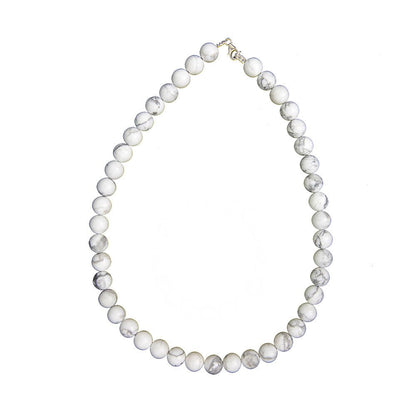 Collana di Howlite – Pietre sferiche