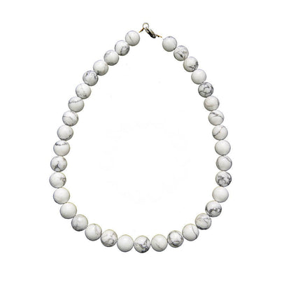Collana di Howlite – Pietre sferiche