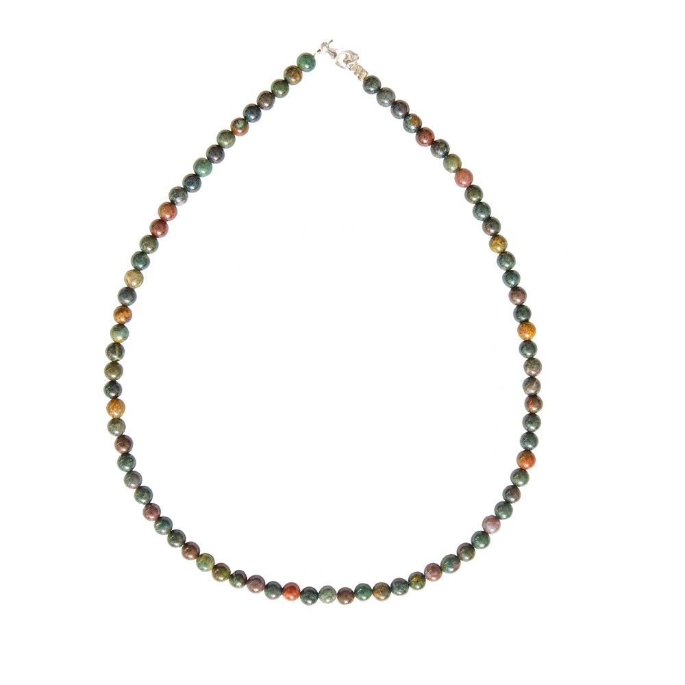 Collana di Diaspro Sanguigno - Pietre sferiche