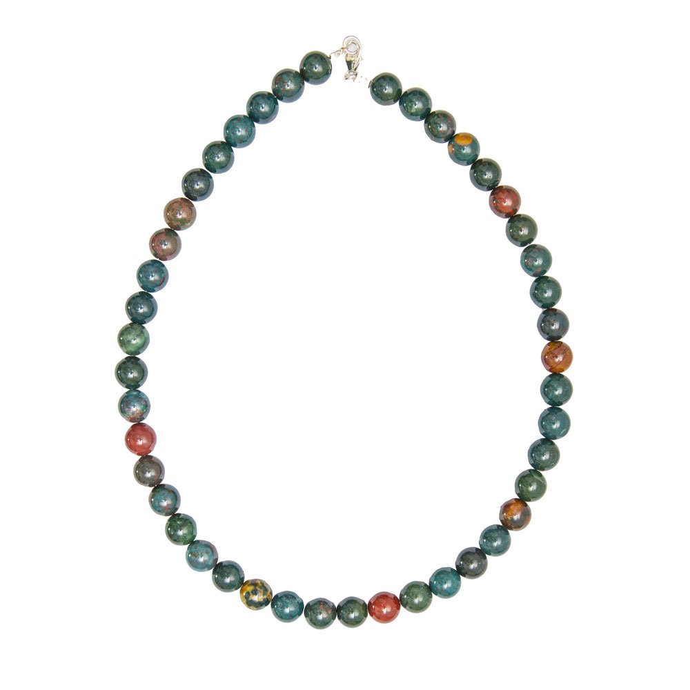 Collana di Diaspro Sanguigno - Pietre sferiche