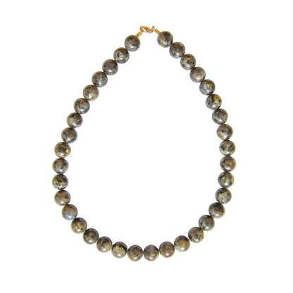 Collana in Labradorite con inclusioni – Pietre sferiche