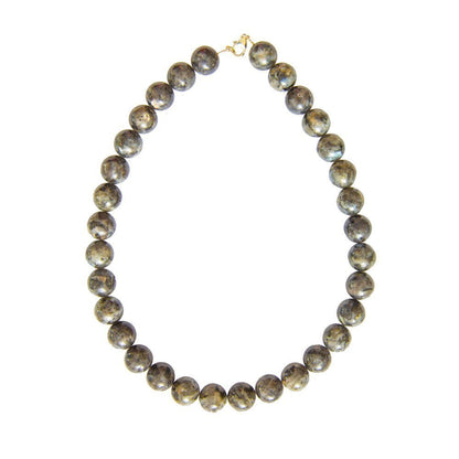 Collana in Labradorite con inclusioni – Pietre sferiche