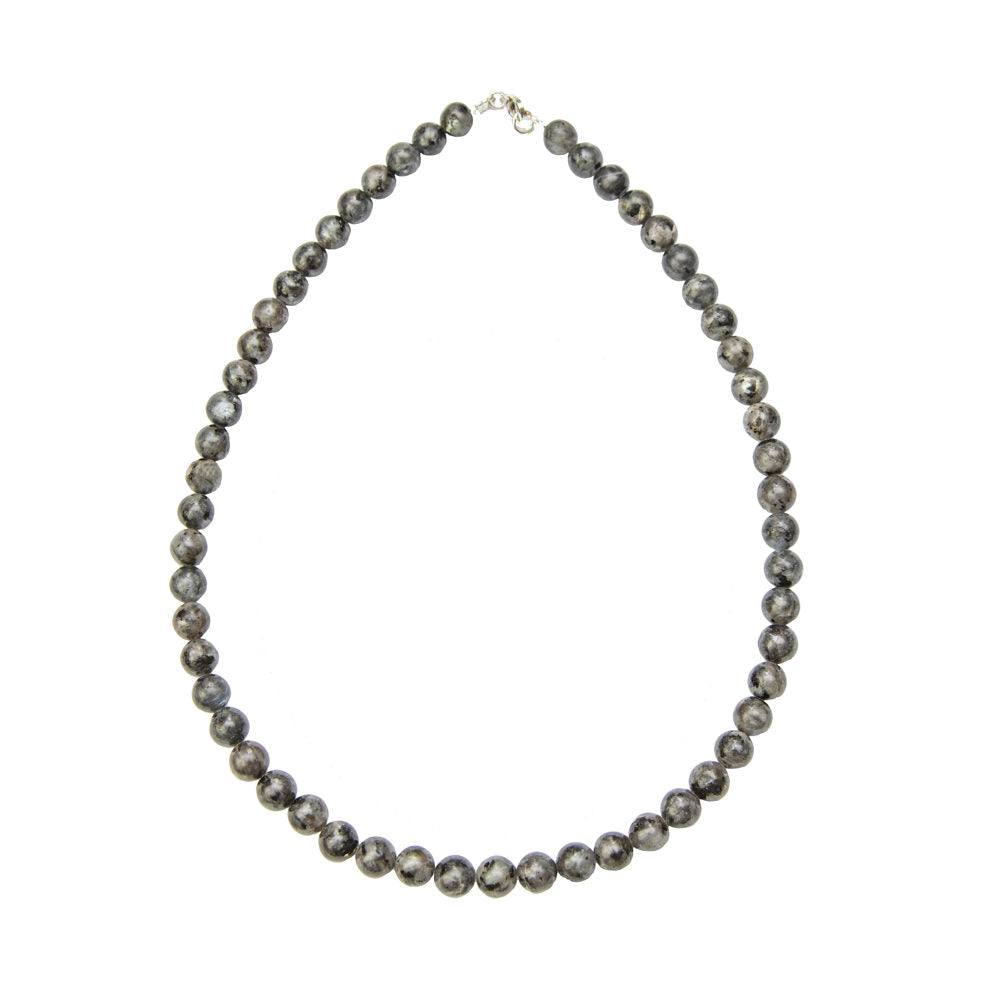 Collana in Labradorite con inclusioni – Pietre sferiche