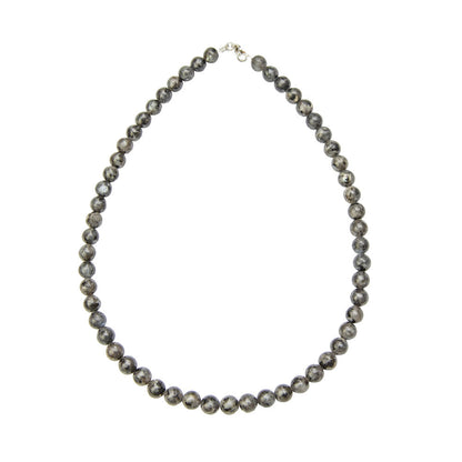 Collana in Labradorite con inclusioni – Pietre sferiche