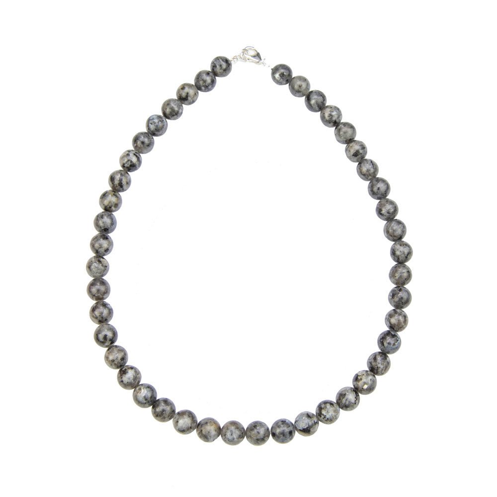 Collana in Labradorite con inclusioni – Pietre sferiche