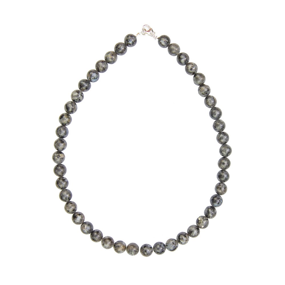 Collana in Labradorite con inclusioni – Pietre sferiche