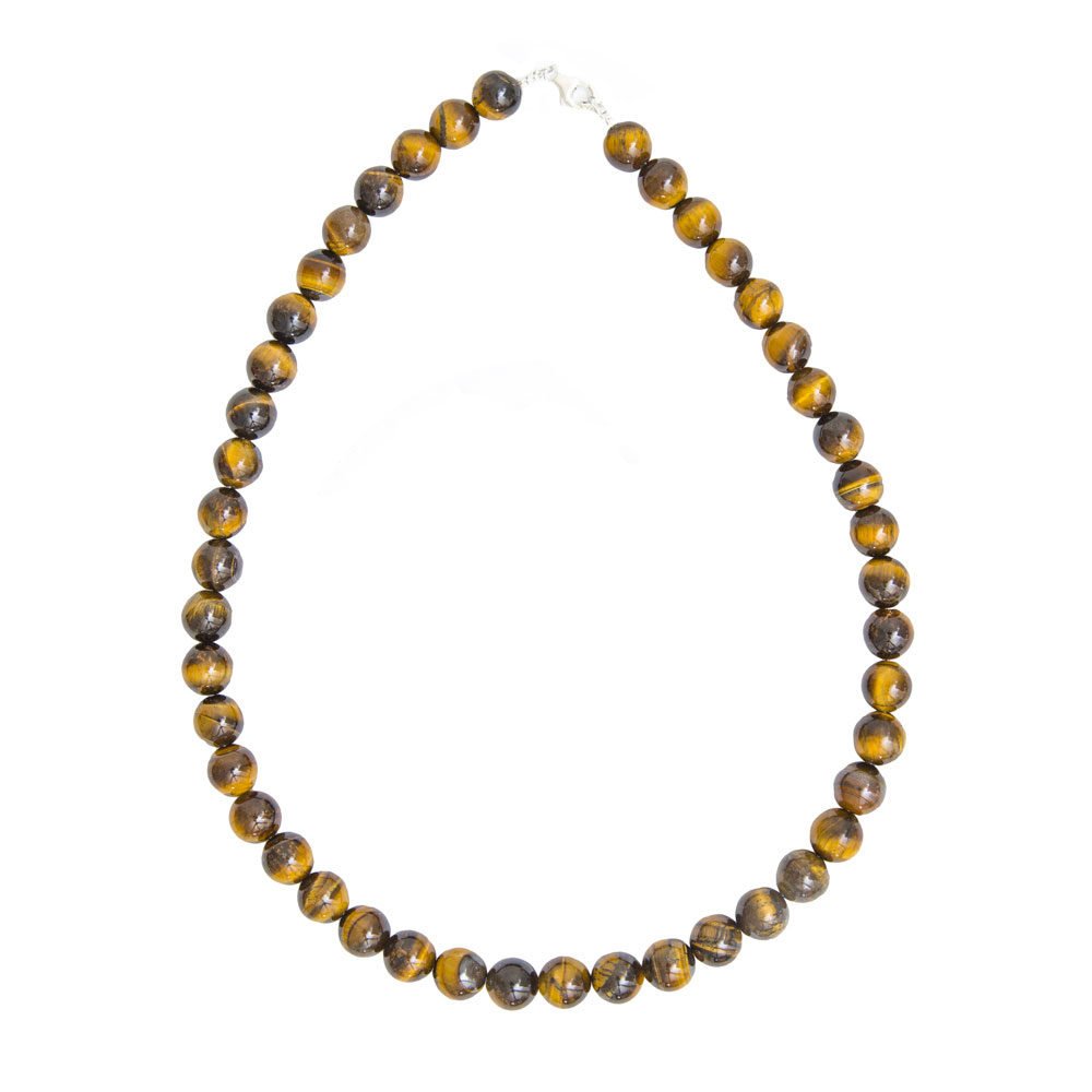 Collana con Occhio di Tigre – Pietre Sferiche