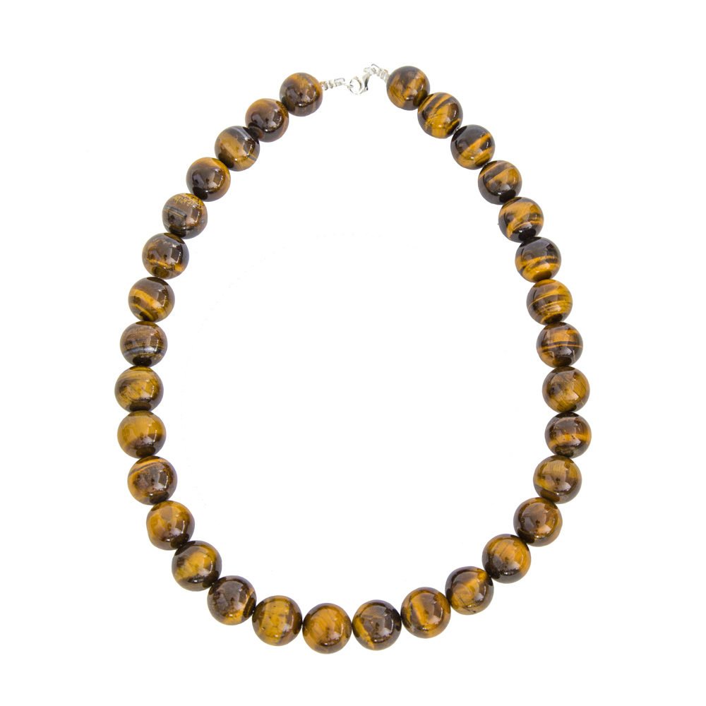 Collana con Occhio di Tigre – Pietre Sferiche