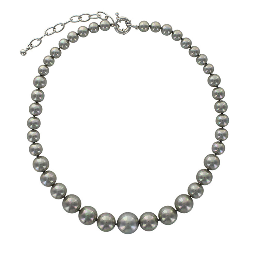 Collana di Perle di Maiorca Grigie – Perle da 8/14 mm