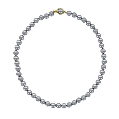 Collana di Perle di Maiorca Grigie – Perle da 8/14 mm