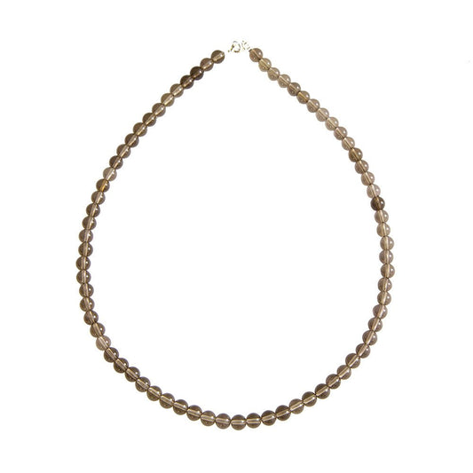 Collana in Quarzo Fumé – Pietre sferiche