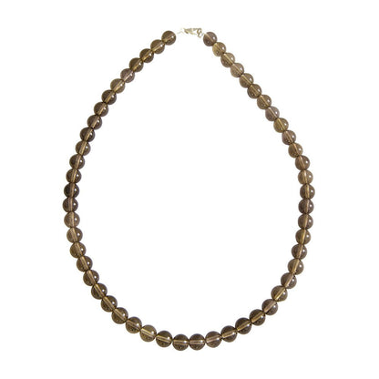 Collana in Quarzo Fumé – Pietre sferiche