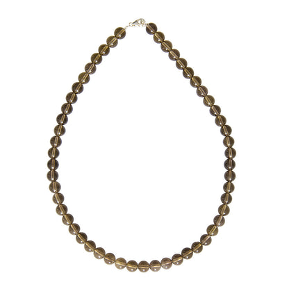 Collana in Quarzo Fumé – Pietre sferiche