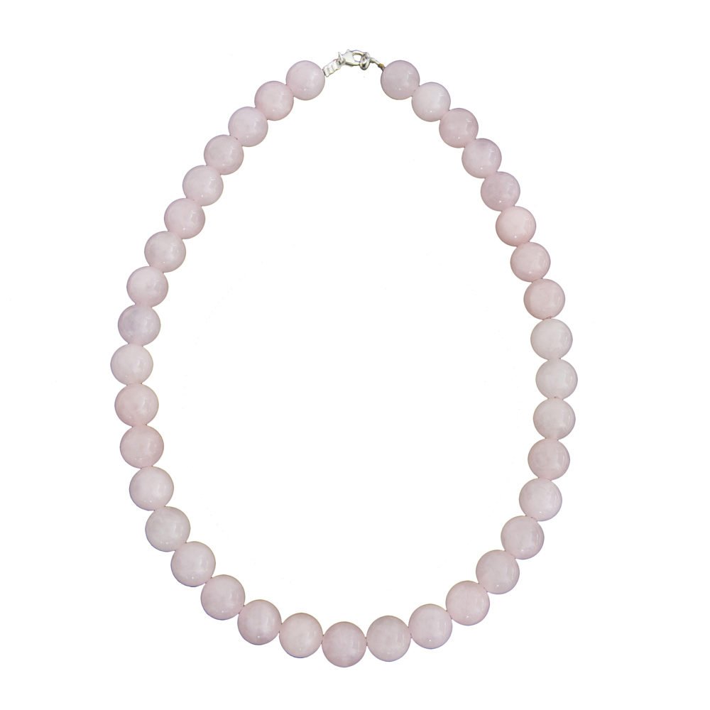 Collana in Quarzo Rosa – Pietre sferiche