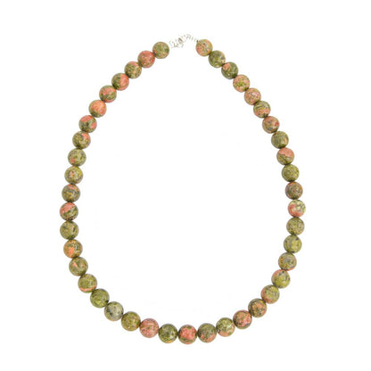 Collana Unakite – Pietre sferiche