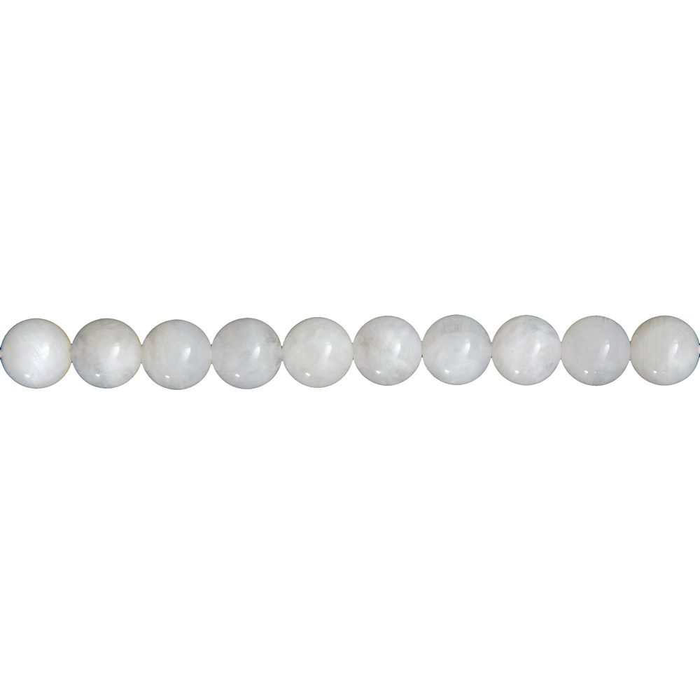 Filo di pietra di luna: pietre sferiche da 6 mm