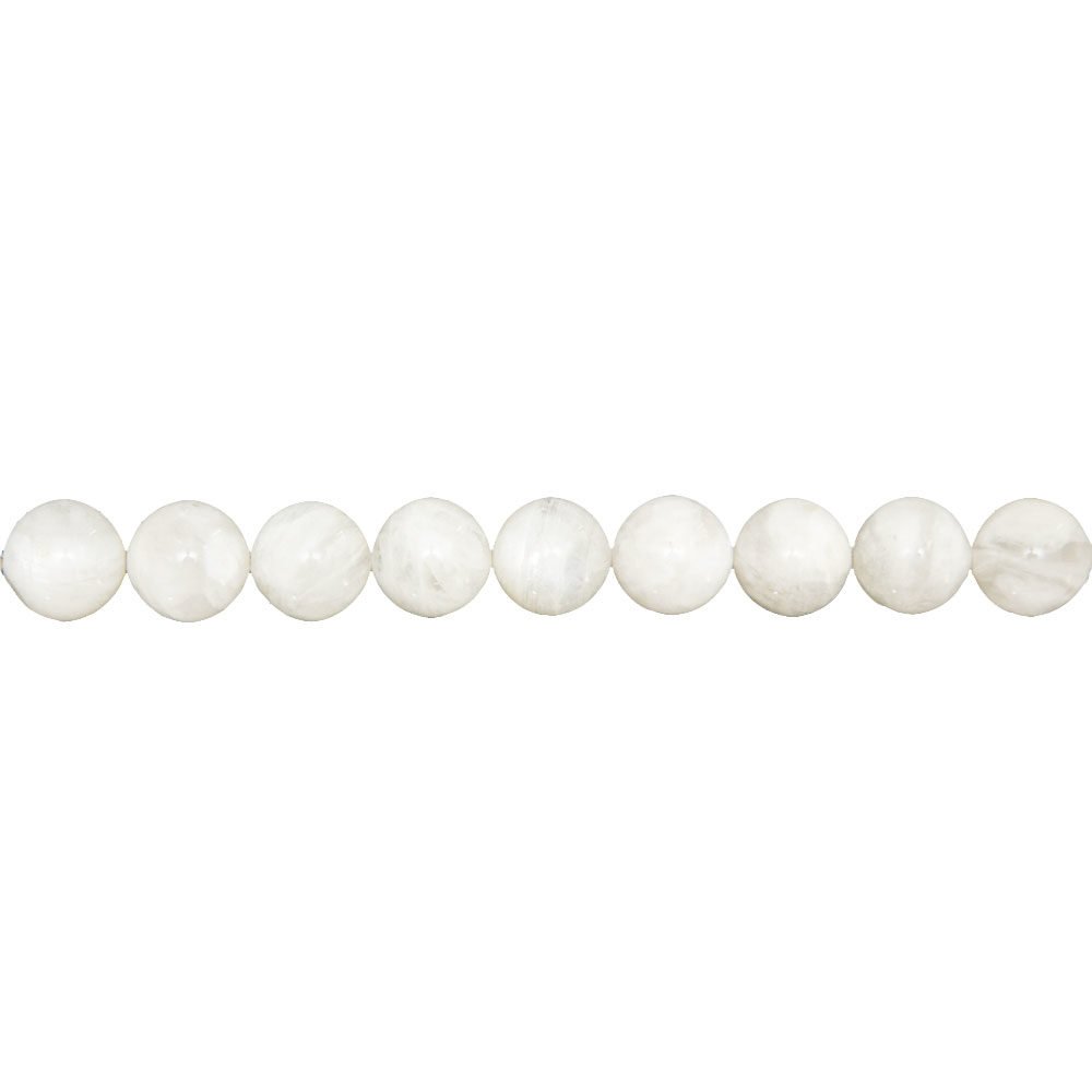Filo di pietra di luna: pietre sferiche da 6 mm