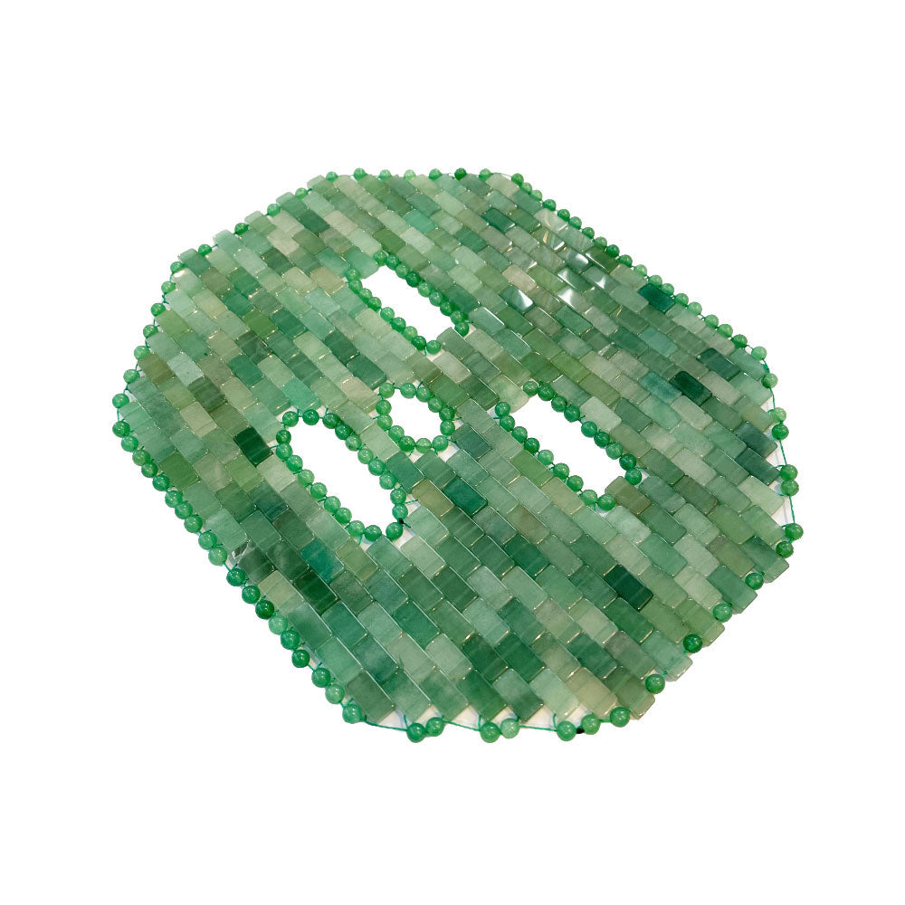 Maschera viso avventurina verde