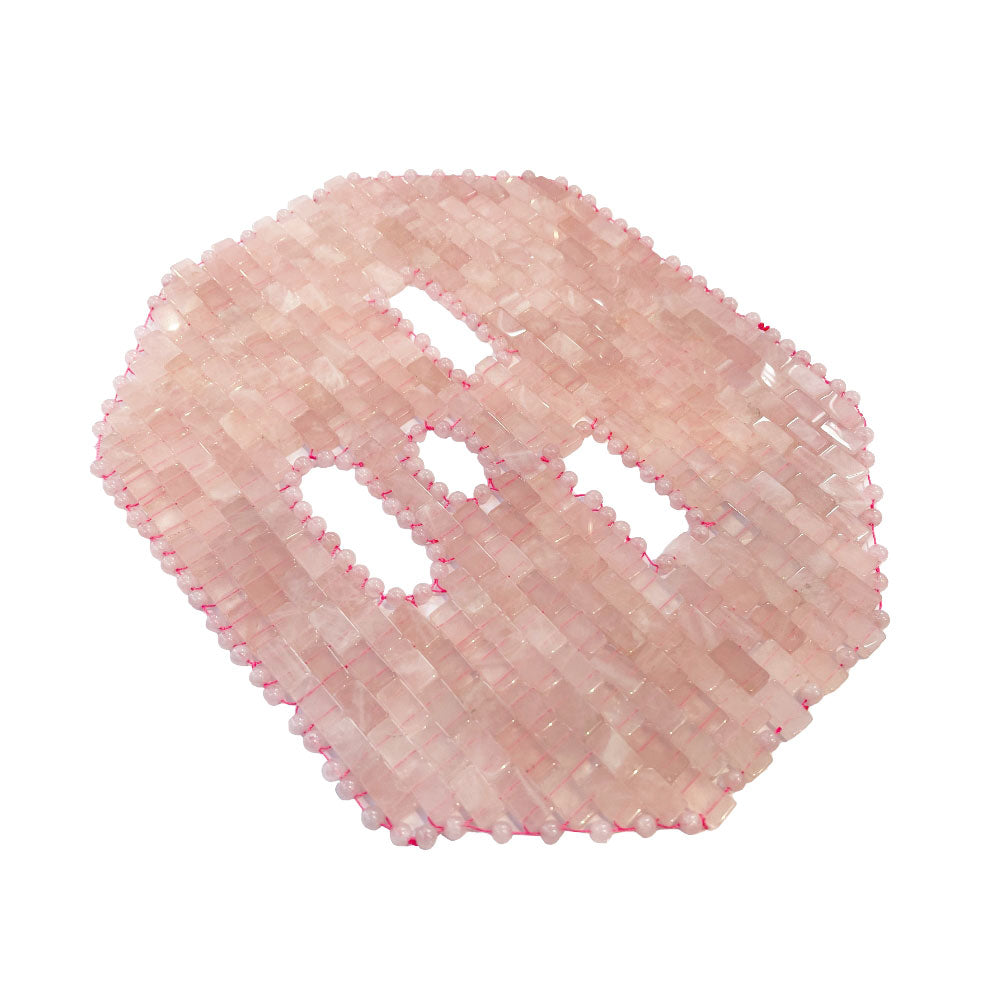 Maschera viso al quarzo rosa