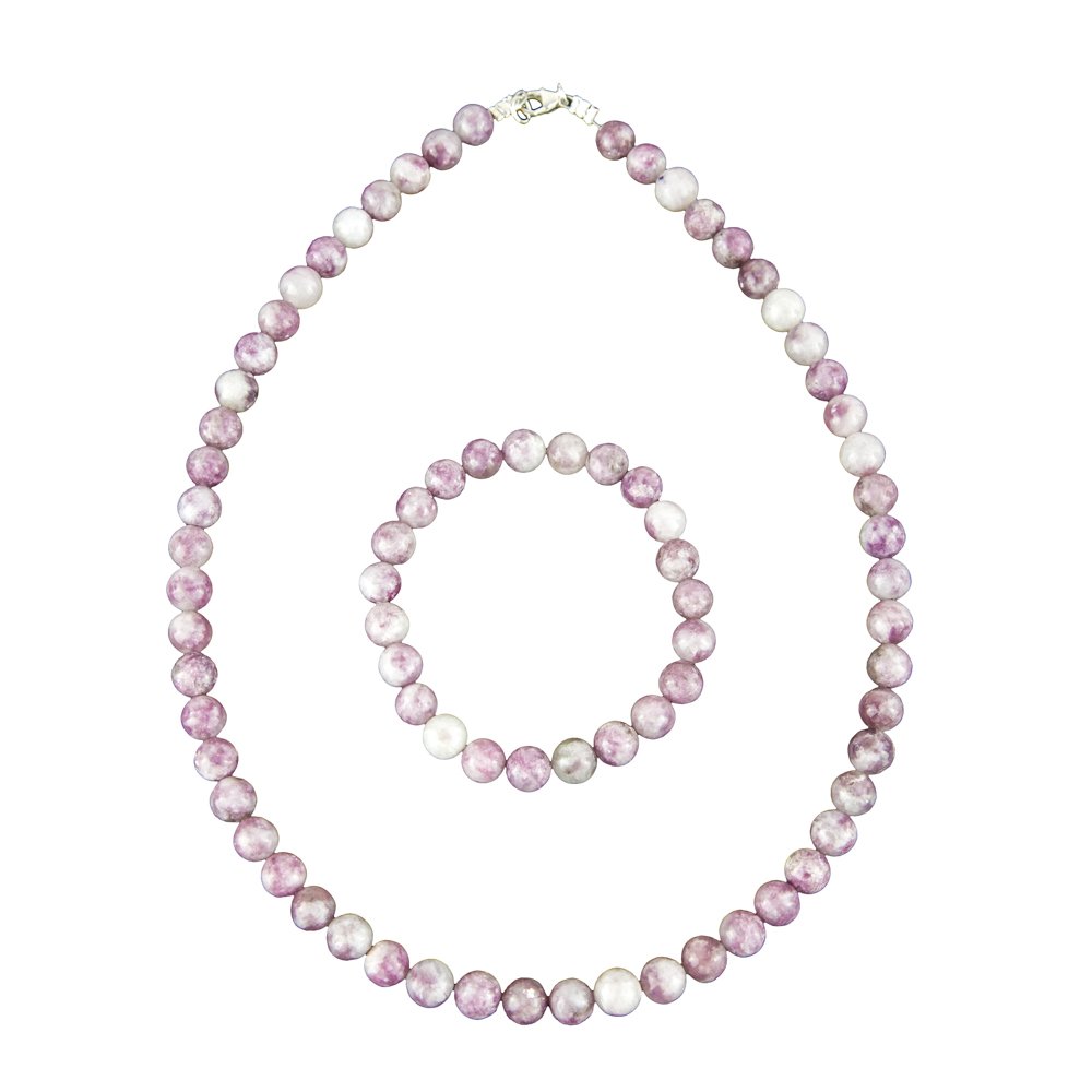 Set di Rubellite – Pietre con perline da 6 mm