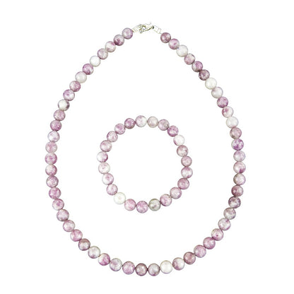 Set di Rubellite – Pietre con perline da 6 mm