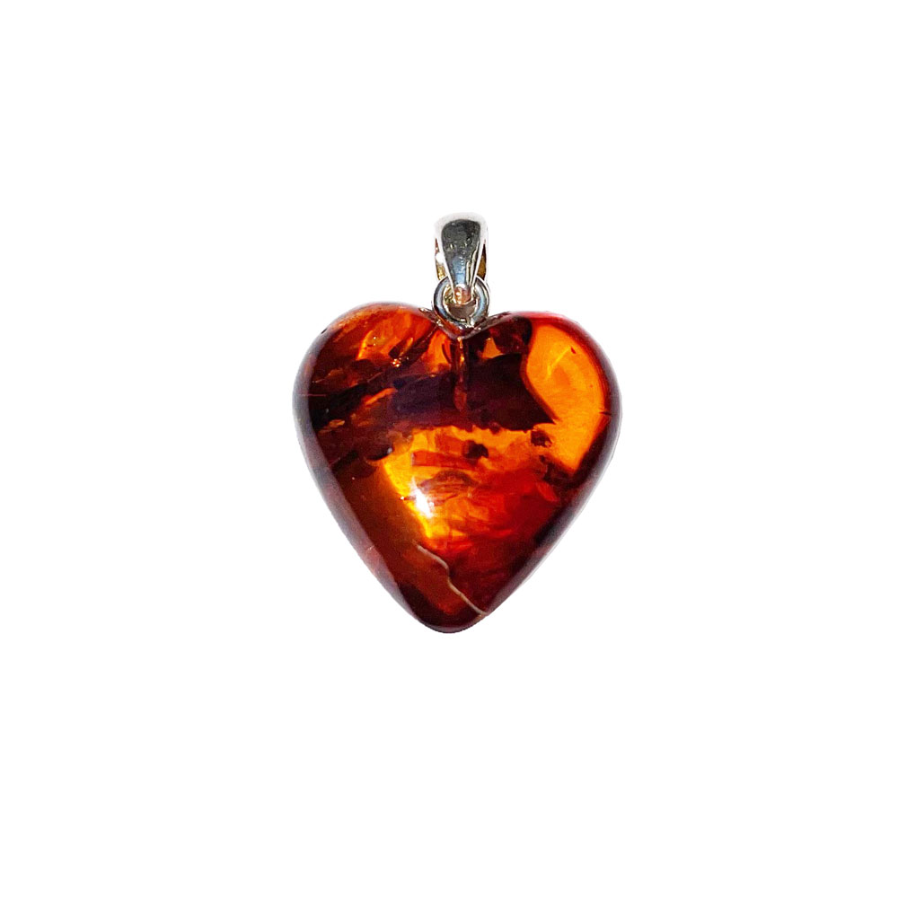 Ciondolo in Ambra – Piccolo cuore