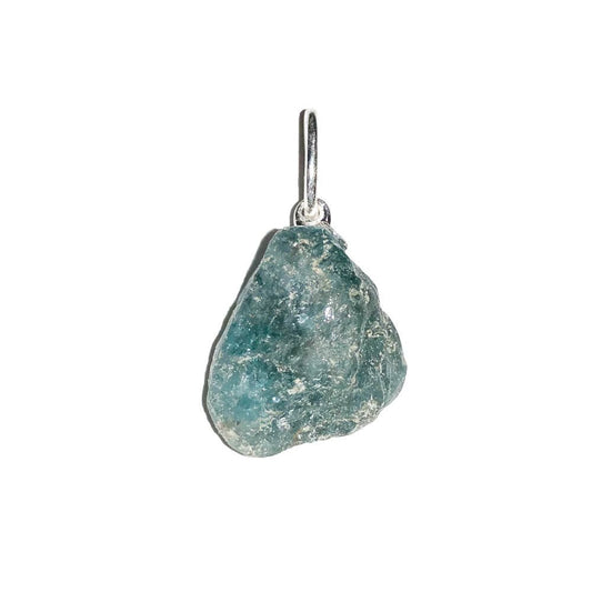 Ciondolo in Apatite Blu – Pietra grezza