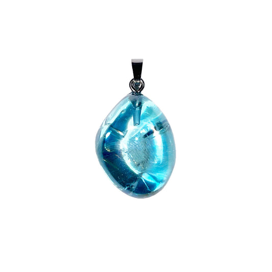 Ciondolo Aqua aura – Pietra laminata