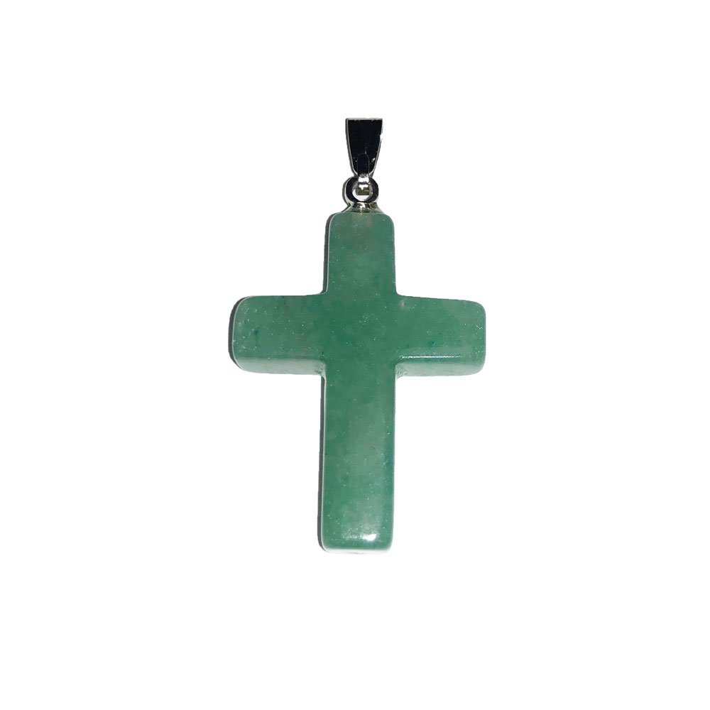 Ciondolo Avventurina Verde – Croce