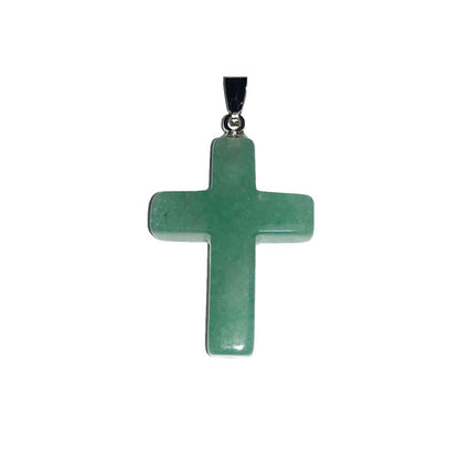 Ciondolo Avventurina Verde – Croce