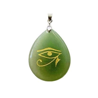 Ciondolo Avventurina Verde – Occhio di Horus