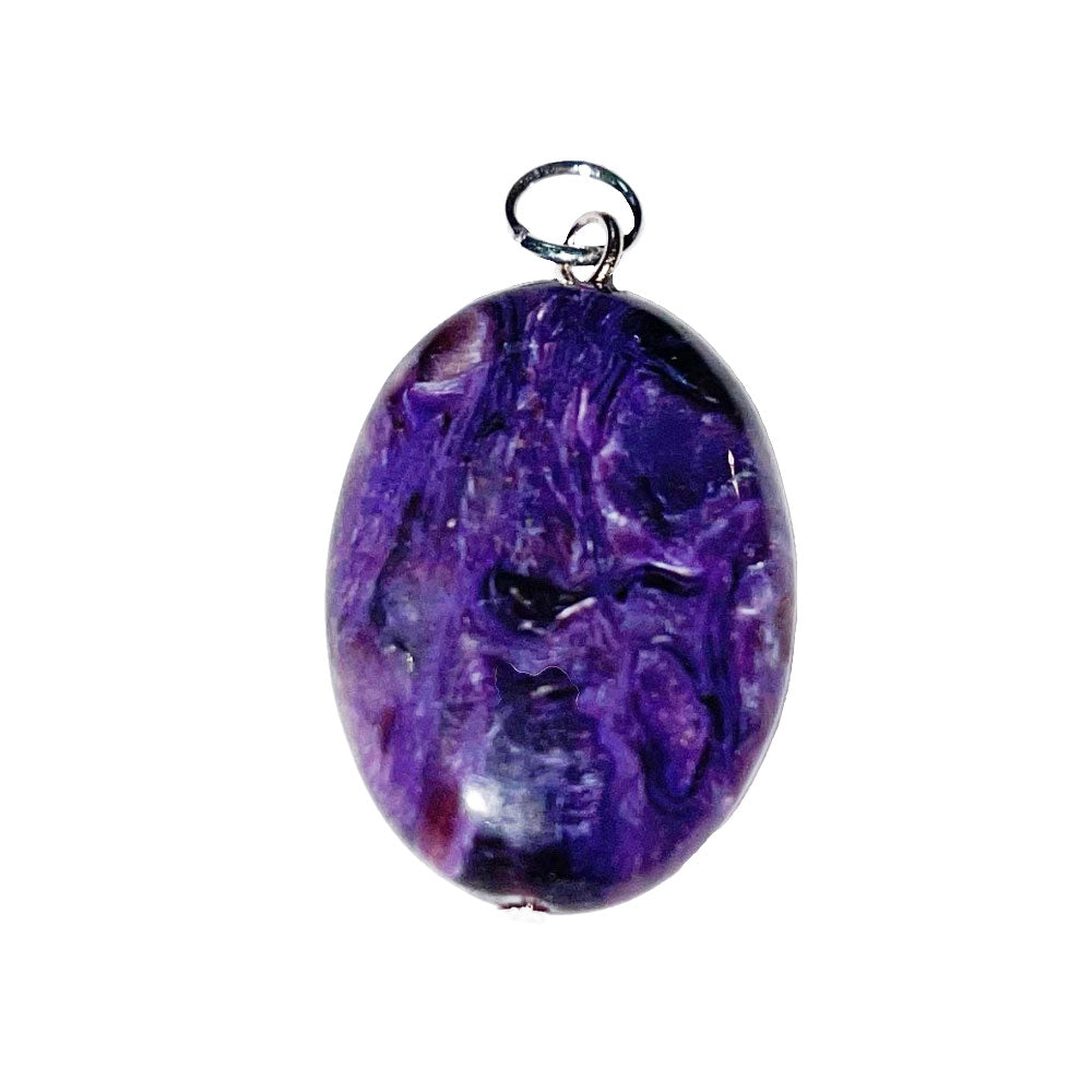 Ciondolo Charoite – Pietra piatta