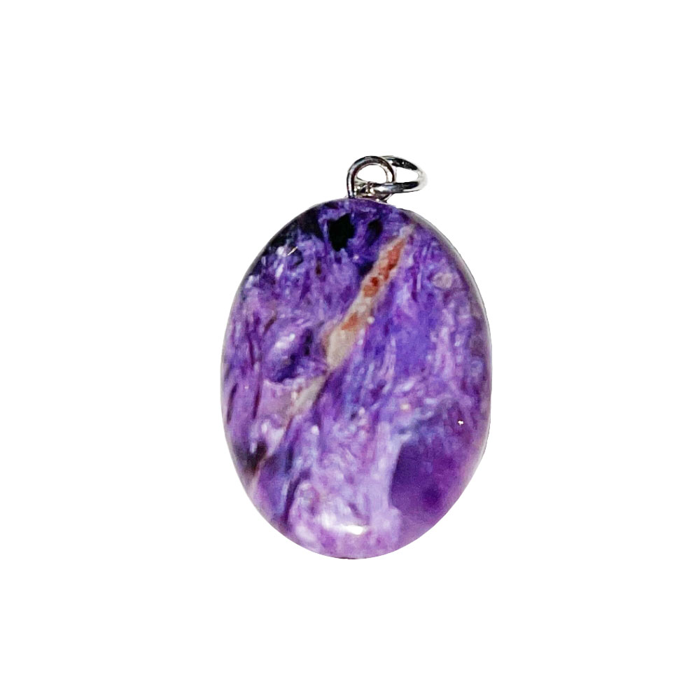 Ciondolo Charoite – Pietra piatta
