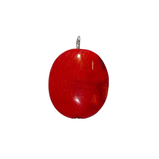 Ciondolo Corallo Rosso – Pietra Piatta